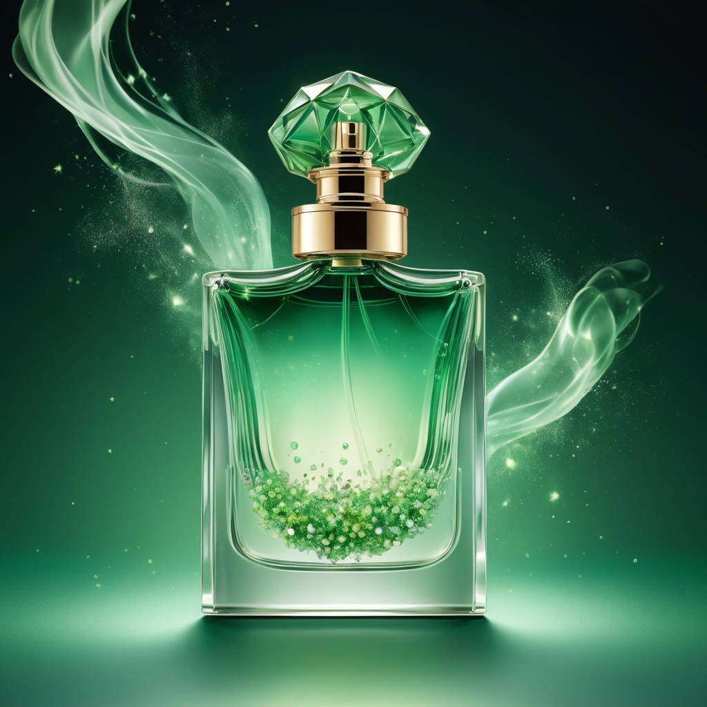 绿色调香水